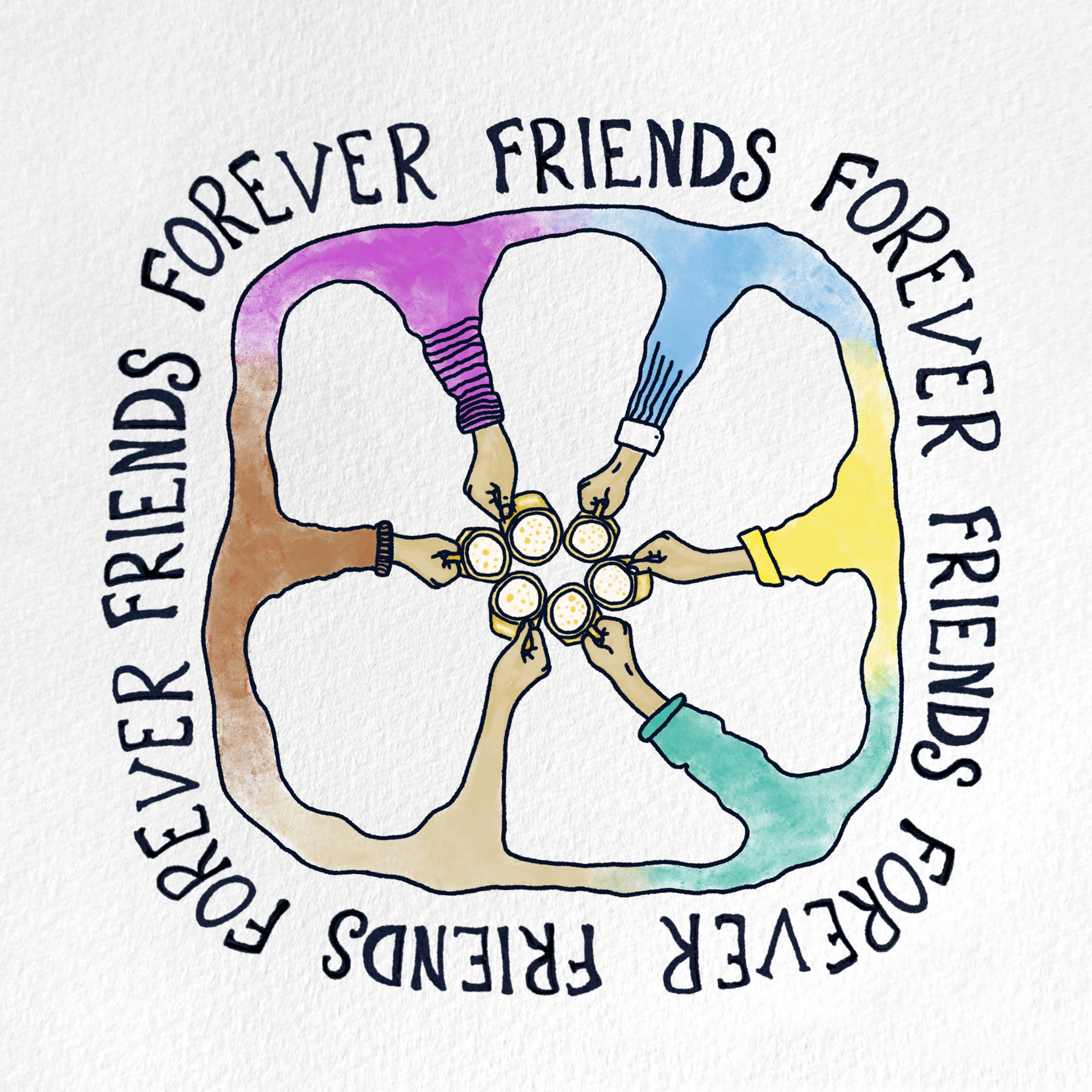 Friendship Forever cheers poster